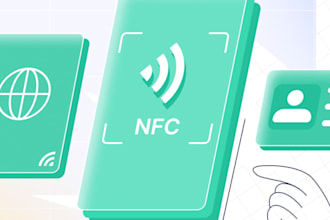 create nfc business card app for android and ios devices