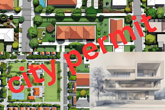 draw site plan, plot plan of your property for city permit very fast in autocad