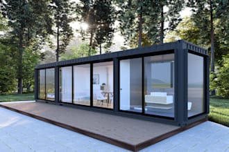 3d design shipping container, homes, shops, resturant, cafe, office and more