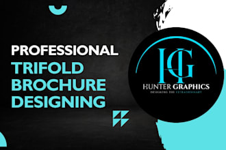 do professional designing and copywriting for your custom trifold brochure