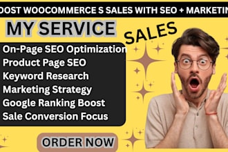 do woocommerce website SEO ecommerce marketing to boost website sales