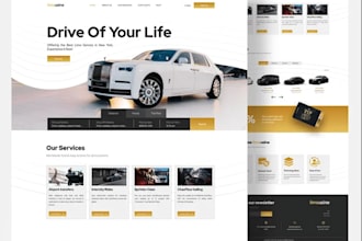 develop limousine, chauffeur, clone car rental mobile app, website