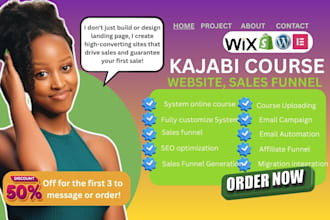 design kajabi website kajabi landing page kajabi online landing page kajabi