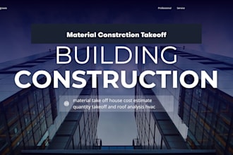 material take off house cost estimate quantity takeoff and roof analysis hvac