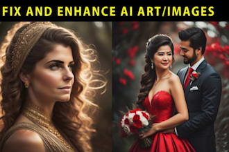 photo manipulation, photoshop editing, fix ai image, collage