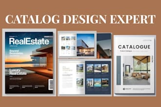 design all kind of interior catalog, home decor magazine, real estate flipbook