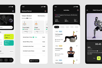 create ai fitness app, ai workout app, ai calories counter app, ai gym app