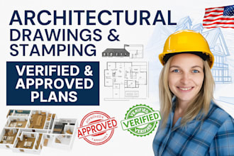draft full architectural drawings with mep for construction and city permits