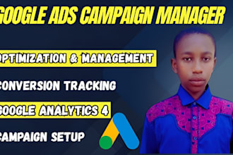 google ads campaign PPC manager goog analytics 4 conversion tracking expert