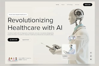 develop an ai doctor appointment app, a healthcare app, and a telemedicine app