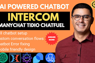 setup intercom tidio manychat zendesk chatbot into clickfunnel, shopify website