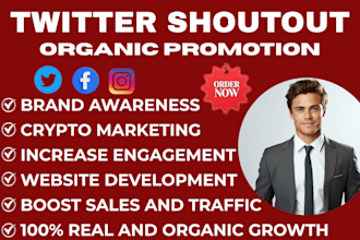do twitter shoutout, promote fb, ig, share link to 10m audience crypto marketing
