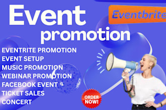 eventbrite promotion event ticket sale  social media facebook promotion