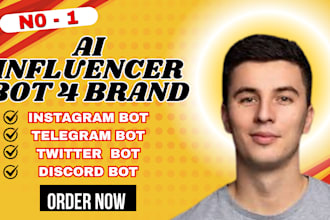 build perfect ai influencer instagram twitter bot telegram bot ai agent