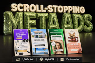 design high converting meta ads creatives