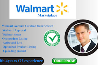 setup, verify and get approval for your walmart marketplace account list product