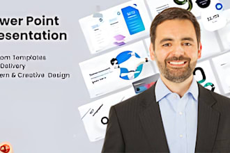 design, redesign investor pitch deck and powerpoint presentation for business