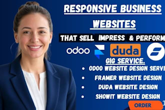 build odoo website design duda framer showit create seo redesign ecommerce wix