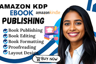 format, publish, promote your book for amazon kindle, amazon KDP book publishing
