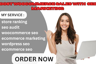 do woocommerce website SEO ecommerce marketing to boost website sales