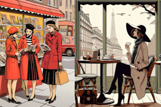 draw vintage retro comic art comic book retro page illustration vintage pop art