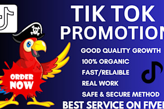 grow and promote your tiktok account organically