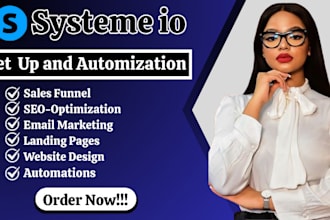 create systeme io sales funnel, systeme io landing page, systeme io website