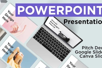 design powerpoint presentation, pitch deck, google slides, powerpoint template