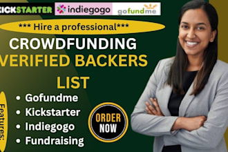 generate active crowdfunding backers list for kickstarter, indiegogo promotion