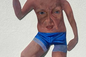 do a traditional painting illustration of you as a medieval  creature