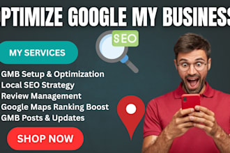 optimize google my business profile for local SEO and gmb maps ranking