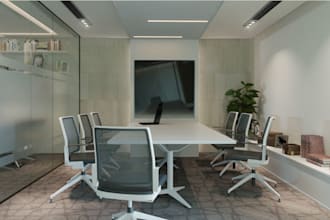 3d architectural design,meeting space visualization, working space rendering,cgi
