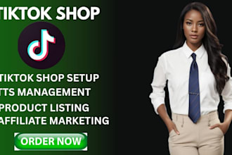 setup tiktok shop, tiktok affiliate and tiktok shop marketing