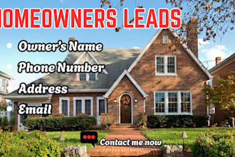 provide fresh homeowners leads insurance leads motivated seller lead solar leads