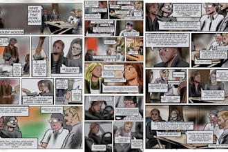 draw amazing action comic art emotional comic book american comic graphic novel
