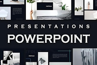 redesign powerpoint presentation and pitch deck slides