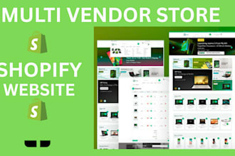 create shopify multi vendor website eccomerce store build shopify multivendor