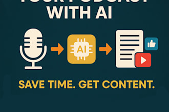 transcribe, summarize, and repurpose your podcast with SEO content
