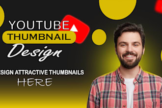 design attractive clickbait amazing youtube thumbnail