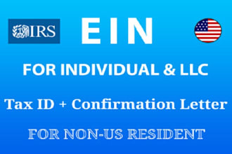 get your ein number tax id for llc, llc formation, usa bank account