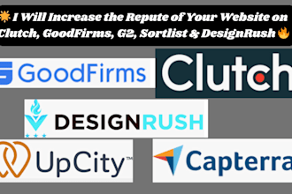increase the repute of your website with clutch goodfirm g2 sorlist designrush