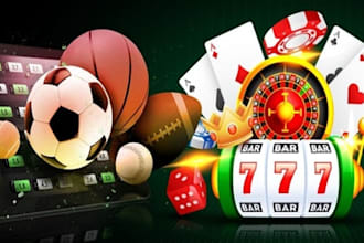 develop a sport bet website, fantasy website, poker website, crypto bet website