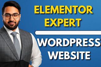 create wordpress website using elementor, elementor wordpress website