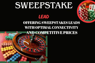generate targeted sweepstake and gamblers leads with database