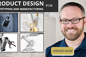 do a professional 3d product renders, 3d cad design, and animated mockups