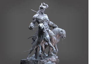 sculpt 3d miniatures stl files and creatures for 3d printing