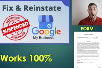 do german USA UK gmb suspension and reinstate google my business fast