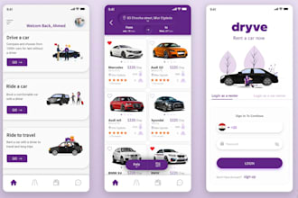 develop car rental app, car wash app, car rental, rental app, car rental website
