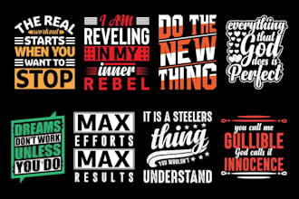 create minimalist typography poster and wall art design