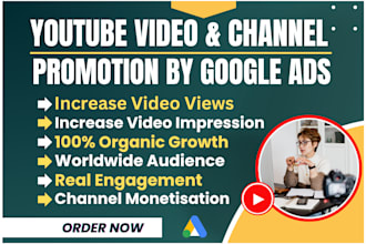 promote your youtube video by google ads